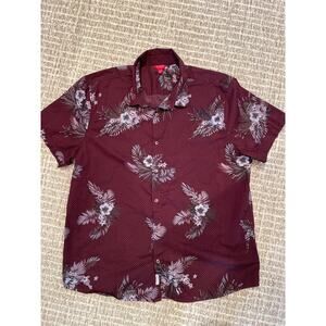 Men’s XXL GUESS Short sleeve Button-down Cotton Shirt